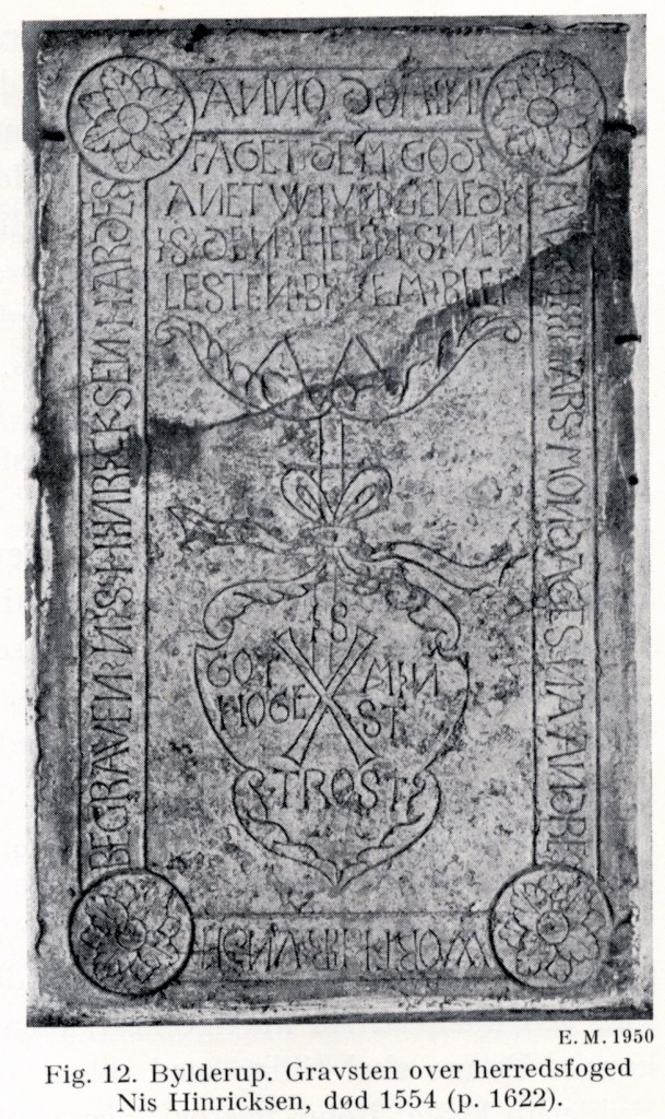 Nis Henrichsens gravsten