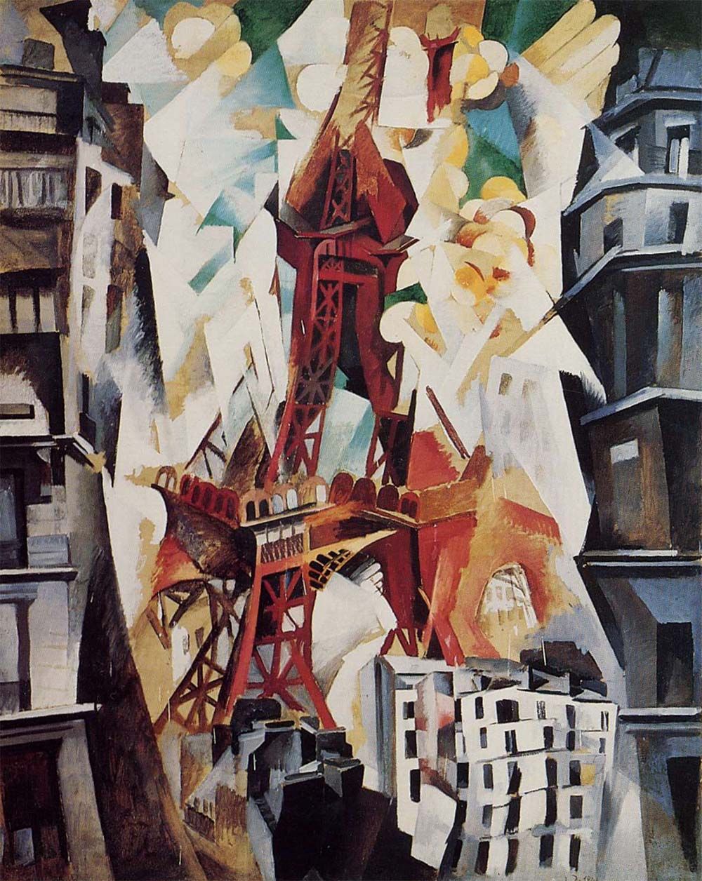 Robert Delaunay: La Tour Rouge, 1911